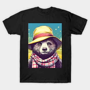 Charm and Cheer: Festive Paddington Bear Christmas Art Prints for a Whimsical Holiday Celebration! T-Shirt